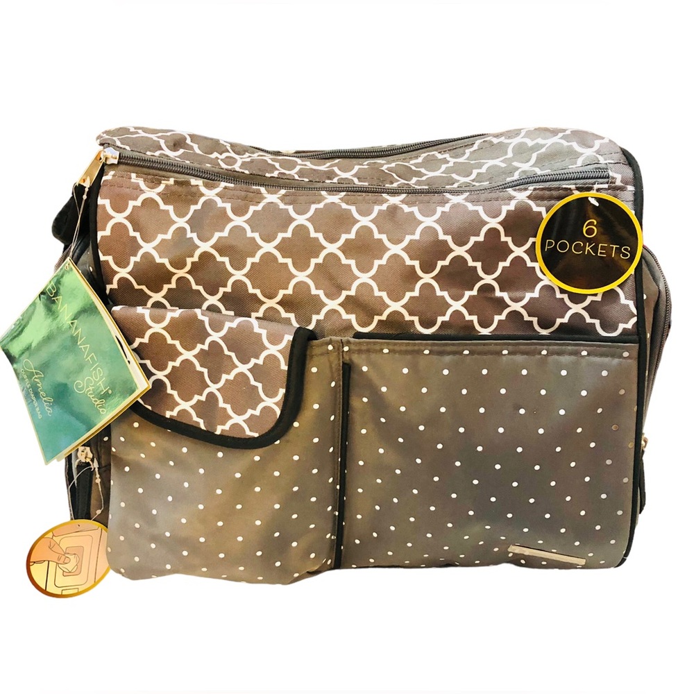 Six Pocket Diaper Bag